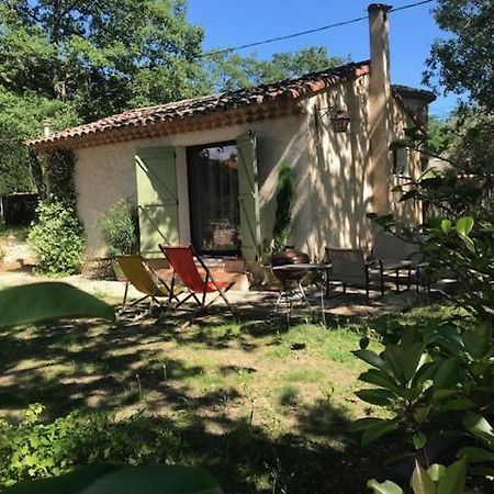 Petit mas provencal 3 pers 1 piece 30 m2 tout confort lisiere foret jardin Jacuzzi Piscine Saint-Paul-en-Forêt Exterior foto